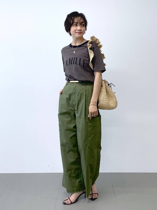 バビロン　CAMILLEバイカラーTシャツ BABYLONE tシャツ CAMILLEバイカラーTシャツ レディース
