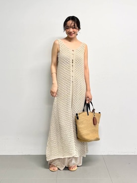 「beej（ビージ）のアイテム」を使った、namikaさん（レディース・158cm）の夏コーディネート