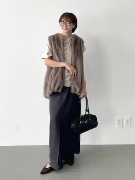 「アイテム（ハンドバッグ）」を使った、namikaさん（レディース・158cm・30代）の夏コーディネート