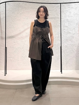 「BABYLONE（バビロン）のアイテム」を使った、namikaさん（レディース・158cm）の春コーディネート