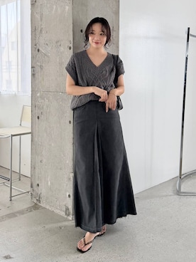 「MOHI（モヒ）のアイテム」を使った、namikaさん（レディース・158cm）の夏コーディネート