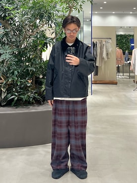 「Barbour（バブアー）のアイテム」を使った、ナリさん（メンズ・165cm）の秋コーディネート