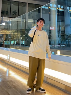 「アイテム（その他雑貨）」を使った、ナリさん（メンズ・165cm）の秋コーディネート