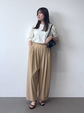 「BARNYARDSTORM（バンヤードストーム）のアイテム（パンツ）」を使った、kyokaさん（レディース・162cm）の春コーディネート