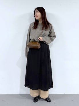 「BARNYARDSTORM（バンヤードストーム）のアイテム（ネックレス）」を使った、kyokaさん（レディース・162cm）の秋コーディネート