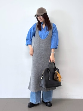 「アイテム（ワンピース/ドレス）」を使った、kyokaさん（レディース・162cm・20代）の秋コーディネート