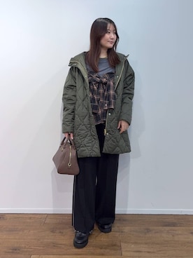 「アイテム（ブルゾン）」を使った、kyokaさん（レディース・162cm）の秋コーディネート