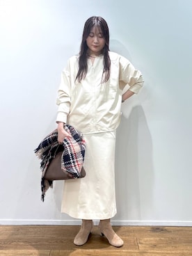 「BARNYARDSTORM（バンヤードストーム）のアイテム（アクセサリー）」を使った、kyokaさん（レディース・162cm）の秋コーディネート