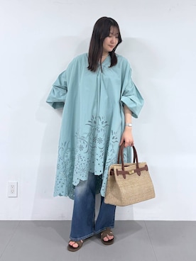 「COTTO（コトゥー）のアイテム」を使った、kyokaさん（レディース・162cm）の春コーディネート