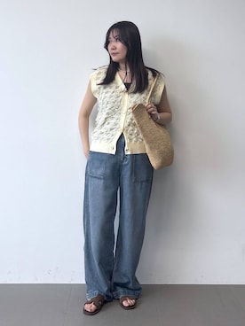 「MADE IN MADA（メイドインマダ）のアイテム」を使った、kyokaさん（レディース・162cm）の春コーディネート