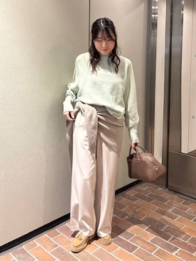 「アイテム（ストール/ショール）」を使った、kyokaさん（レディース・162cm・20代）の秋コーディネート