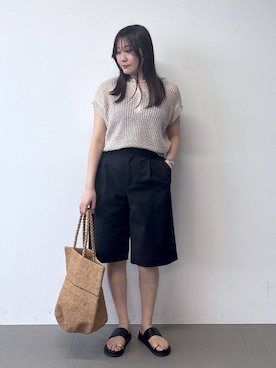 「MADE IN MADA（メイドインマダ）のアイテム」を使った、kyokaさん（レディース・162cm）の春コーディネート