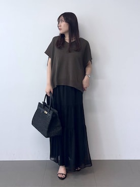 「COTTO（コトゥー）のアイテム」を使った、kyokaさん（レディース・162cm）の夏コーディネート