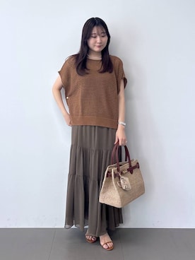 「COTTO（コトゥー）のアイテム」を使った、kyokaさん（レディース・162cm）の夏コーディネート