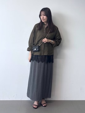 「BARNYARDSTORM（バンヤードストーム）のアイテム（トップス）」を使った、kyokaさん（レディース・162cm）の春コーディネート