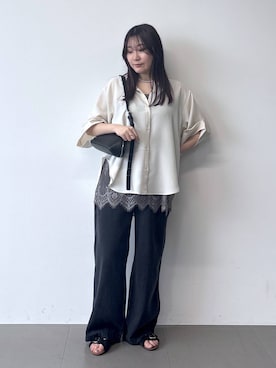「PLAKTON（プラクトン）のアイテム」を使った、kyokaさん（レディース・162cm）の春コーディネート
