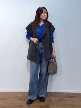 「BARNYARDSTORM（バンヤードストーム）のBARNYARDSTORM / ハイブリッドストレッチブーツ（ブーツ）」を使った、kyokaさん（レディース・162cm）の秋コーディネート