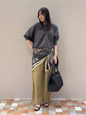 「COTTO（コトゥー）のアイテム」を使った、kyokaさん（レディース・162cm）の春コーディネート