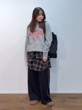 「MOHI（モヒ）のアイテム」を使った、kyokaさん（レディース・162cm）の秋コーディネート