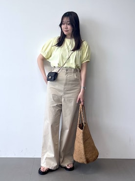 「MADE IN MADA（メイドインマダ）のアイテム」を使った、kyokaさん（レディース・162cm）の春コーディネート