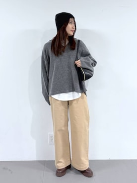 「BARNYARDSTORM（バンヤードストーム）のアイテム（ネックレス）」を使った、kyokaさん（レディース・162cm）の秋コーディネート