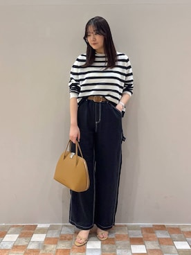 「ADD CULUMN（アドカラム）のアイテム」を使った、kyokaさん（レディース・162cm）の春コーディネート