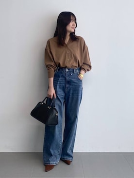 「アイテム（サスペンダー）」を使った、kyokaさん（レディース・162cm）の夏コーディネート