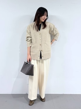 「BARNYARDSTORM（バンヤードストーム）のBARNYARDSTORM / 裾フリルブラウス / ハンドウォッシャブル 【YouTube「i.style closet」紹介アイテム】（シャツ/ブラウス）」を使った、kyokaさん（レディース・162cm）の秋コーディネート