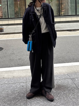 「COLONY 2139（コロニートゥーワンスリーナイン）のアイテム（ショルダーバッグ）」を使った、onatsu さん（レディース・155cm）の冬コーディネート