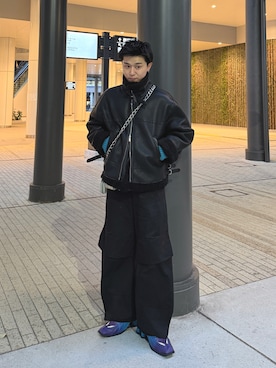 「Lui's（ルイス）のアイテム」を使った、kskさん（メンズ・170cm）の冬コーディネート