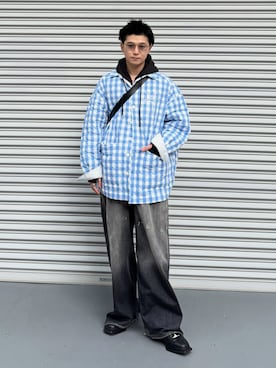 「アイテム（バッグ）」を使った、kskさん（メンズ・170cm）の春コーディネート