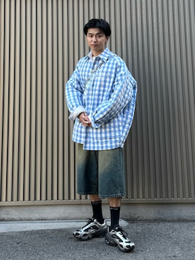 「Maison Margiela（メゾンマルジェラ）のアイテム」を使った、kskさん（メンズ・170cm）の春コーディネート