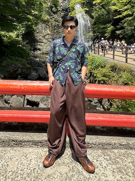 Needlesのパンツ（ブラウン系）を使った人気ファッション