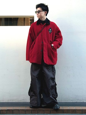 「アイテム（トップス）」を使った、kskさん（メンズ・170cm）の冬コーディネート