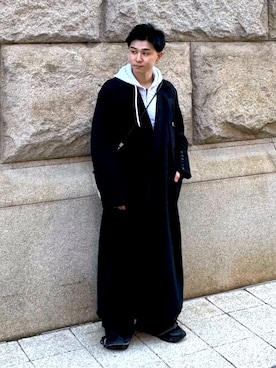 「アイテム（ダウンジャケット/コート）」を使った、kskさん（メンズ・170cm）の冬コーディネート