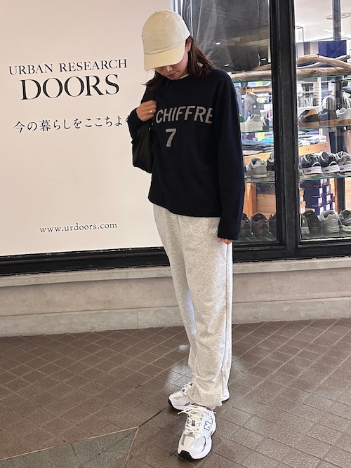 D 1405【美品】FORK & SPOON クルーネック　ニットセーター セール】FORK&SPOON クルーネックロゴニット（ニット/セーター