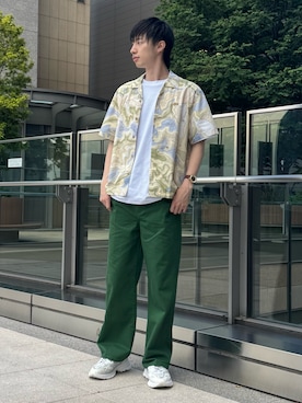 「アイテム（パンツ）」を使った、O.Sさん（メンズ・186cm）の夏コーディネート