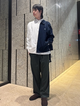 「ラコステ(LACOSTE)」｜O.Sさん（メンズ・186cm）の春コーディネート