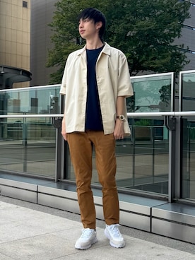 「LACOSTE（ラコステ）のアイテム」を使った、O.Sさん（メンズ・186cm）の秋コーディネート
