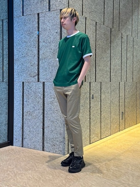 「アイテム（トップス）」を使った、O.Sさん（メンズ・186cm）の秋コーディネート