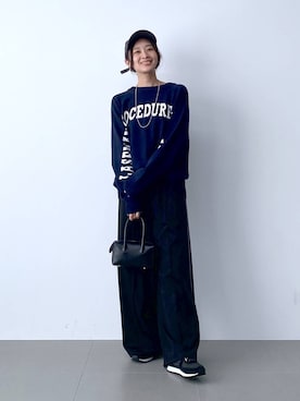 「アイテム（キャップ）」を使った、OKAWAさん（レディース・161cm・30代）の夏コーディネート