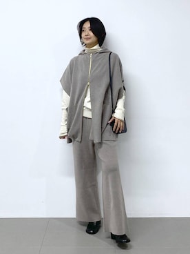 「BARNYARDSTORM（バンヤードストーム）のアイテム」を使った、OKAWAさん（レディース・161cm）の秋コーディネート