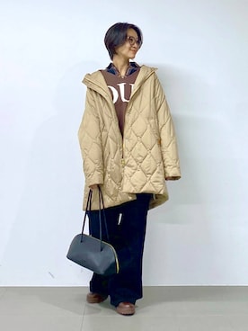 「アイテム（ブルゾン）」を使った、OKAWAさん（レディース・161cm・30代）の秋コーディネート