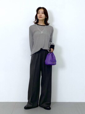 OKAWAさん（レディース・161cm）の秋コーディネート
