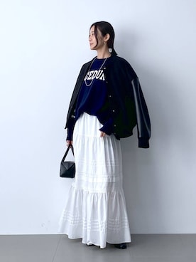 「アイテム（ハンドバッグ）」を使った、OKAWAさん（レディース・161cm・30代）の夏コーディネート
