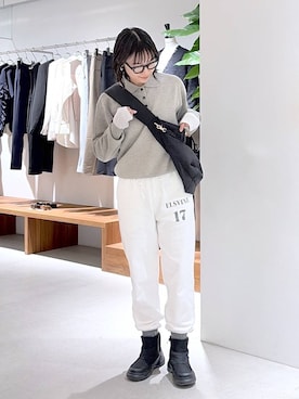 OKAWAさん（レディース・161cm）の冬コーディネート