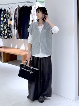 OKAWAさん（レディース・161cm）の春コーディネート