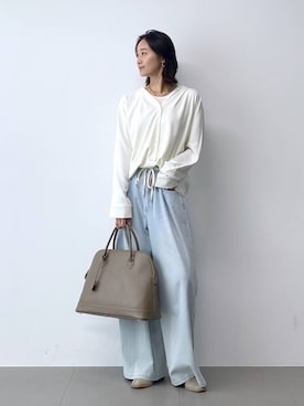 「アイテム（ブーツ）」を使った、OKAWAさん（レディース・161cm・30代）の夏コーディネート