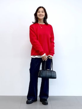 OKAWAさん（レディース・161cm）の冬コーディネート