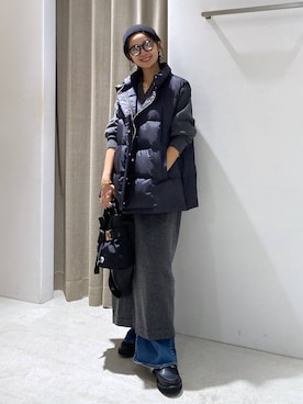 「アイテム（帽子）」を使った、OKAWAさん（レディース・161cm・20代）の秋コーディネート